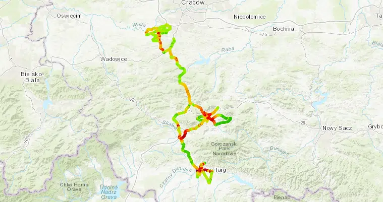 Nowy Targ-Mszana Dolna-Skawina