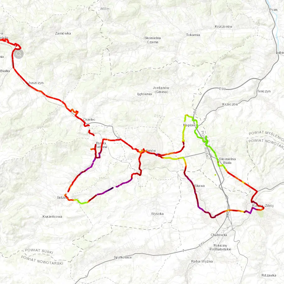 Rabka Zdrój - Sucha Beskidzka