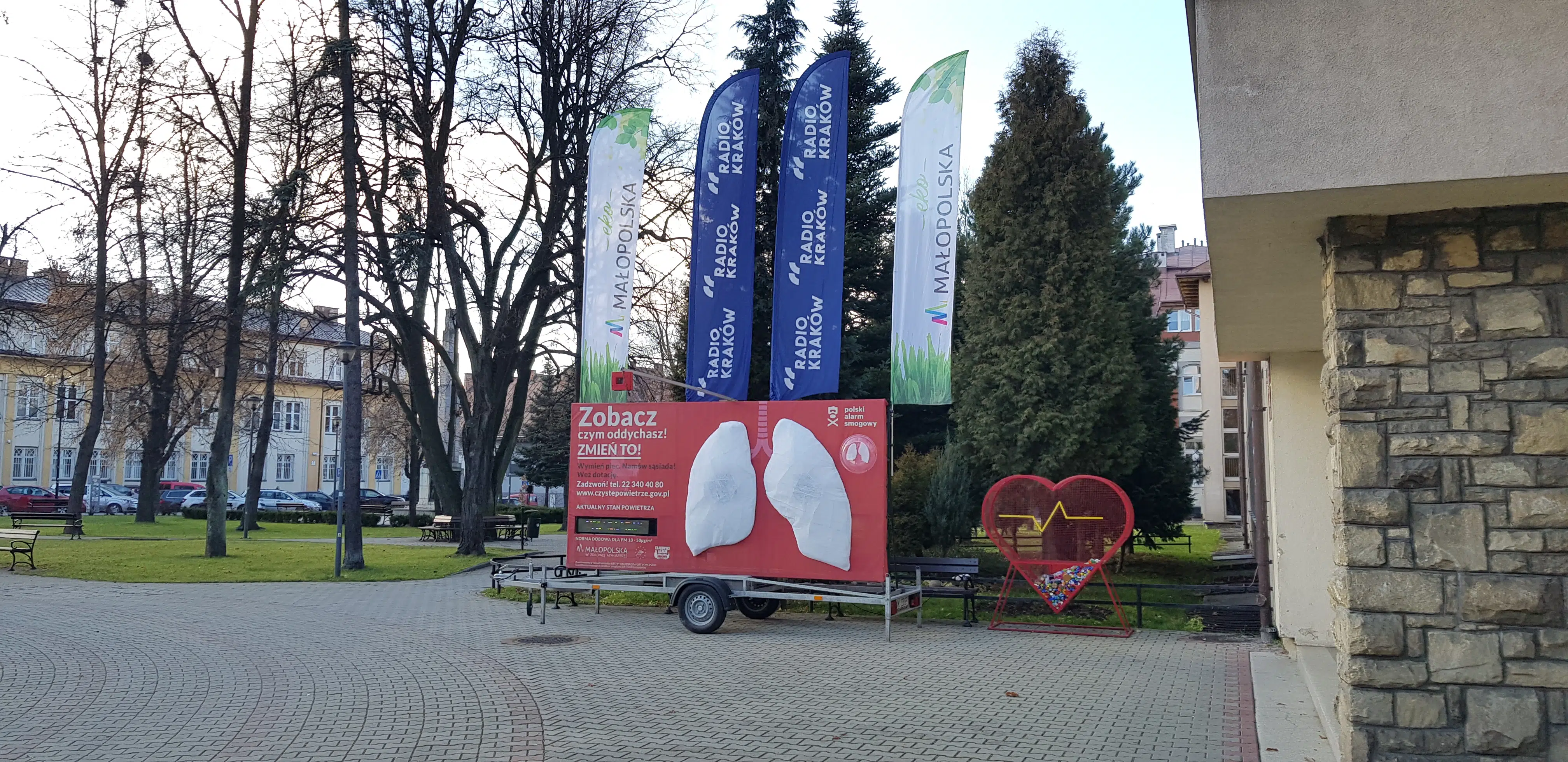 Pomiary jakości powietrza - Nowy Targ, ul. Krzywa 1