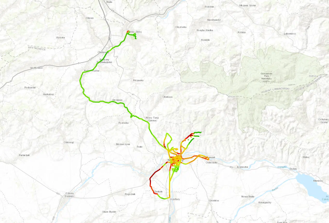 Rabka Zdrój - Nowy Targ